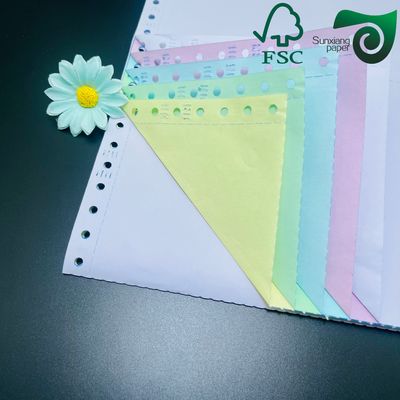 FSC  SGS Certified 60gsm Eco Friendly Carbonless Copy Paper For Sustainable Printing