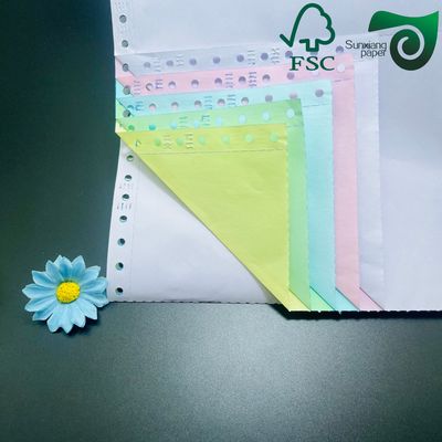 FSC  SGS Certified 60gsm Eco Friendly Carbonless Copy Paper For Sustainable Printing