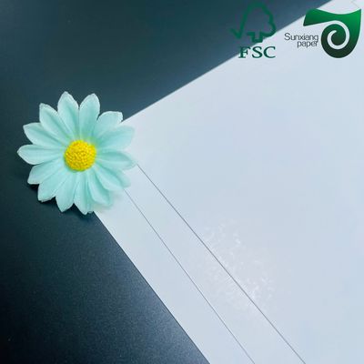 FSC Glossy Coated Digital Printing Paper 150gsm Double Sided Food Safe Virgin Pulp Paper For Premium