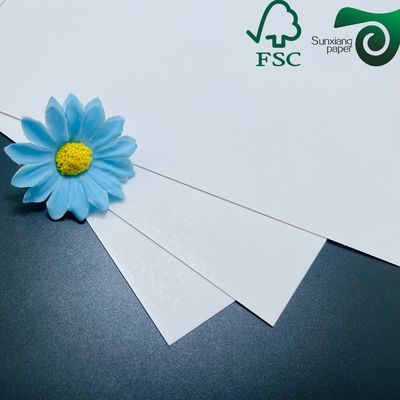 FSC Certified C1S Gloss White Ivory Board 270g  For Postcards Ivory Board Paper