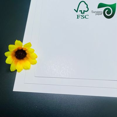 FSC Certified C1S Gloss White Ivory Board 270g  For Postcards Ivory Board Paper