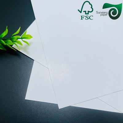 FSC Certified Glossy C1S Art Paper  70gsm 80gsm 90gsm Optimized For Label Printing