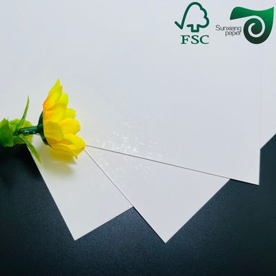 SBS White Coated Paper FBB Board 350gsm Premium Printing Grade