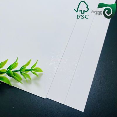 FSC 2mm Thick Recyclable Double Sided White Ivory Board High Stiffness Hangtag Grade