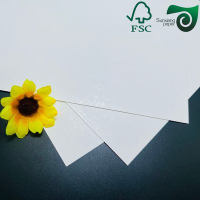 FSC Certified 250GSM High Whiteness Double Sided Coating  C2S Glossy Coated Art Paper Cover Sheets