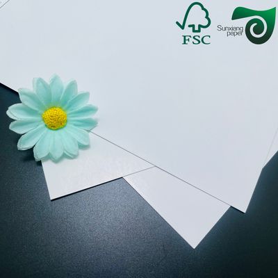 FSC Certified Glossy C1S Art Paper  70gsm 80gsm 90gsm Optimized For Label Printing
