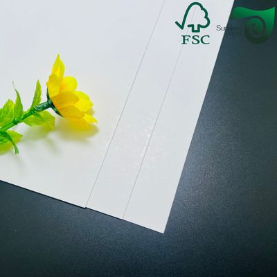 FSC Certified C2S Double Glossy Art Paper Blue Black Core For Poker Cards