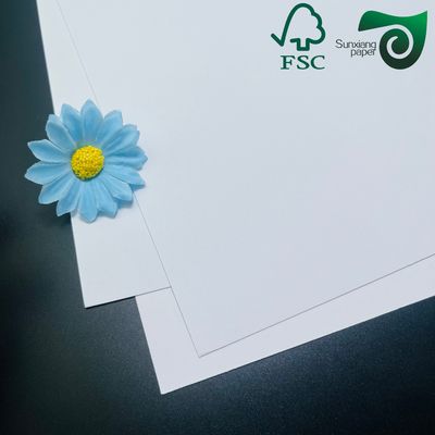 FSC  Uncoated Woodfree White Paper Rolls 180gsm 230gsm  Wholesale Shopping Bag Material From China