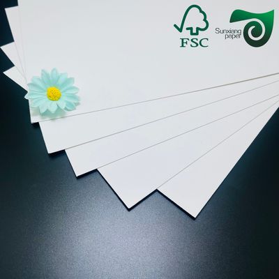 FSC 300gsm Single Side Coated Paper Ideal For Food Packaging  Takeaway Boxes  High Folding Resistance
