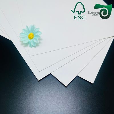 FSC 300gsm Single Side Coated Paper Ideal For Food Packaging  Takeaway Boxes  High Folding Resistance