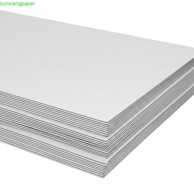 High Stiffness FSC Ivory Board FBB White Paper Board 300GSM 350GSM  Ideal For Rigid Packaging 72x102cm Format
