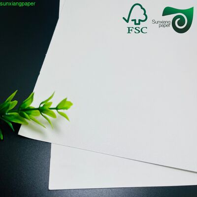 FSC 150GSM Embossed White Cardstock Recycled Premium Specialty Paper For Luxury Packaging Crafts