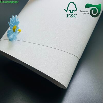 FSC 350GSM  Embossed Specialty Kraft Paper Premium Material For Luxury Jewelry Packaging