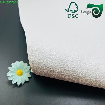 FSC 400GSM Embossed White Cardstock Recycled Premium Specialty Paper For Craft Packaging