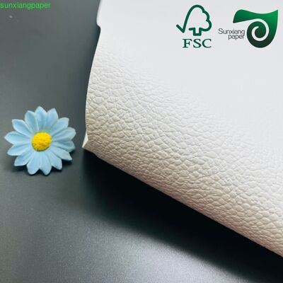 FSC 200GSM Ivory Embossed Printing Paper  Custom Texture For Medicine Luxury Boxes