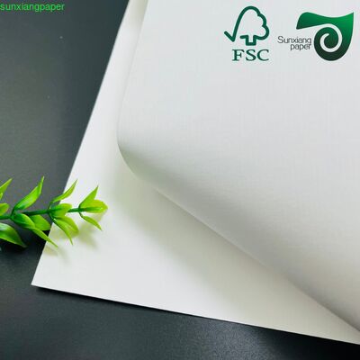 High Bulk GC1 Coated FBB Board 260gsm 325gsm Food Grade White Paperboard