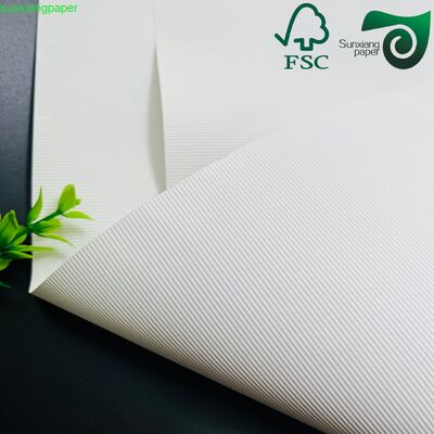 FSC 140gsm 350gsm Embossed Leather Grain Cover Paper For Notebook