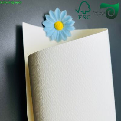 FSC 150GSM Striped Embossed Specialty Kraft Paper Premium Material For Luxury Perfume Boxes