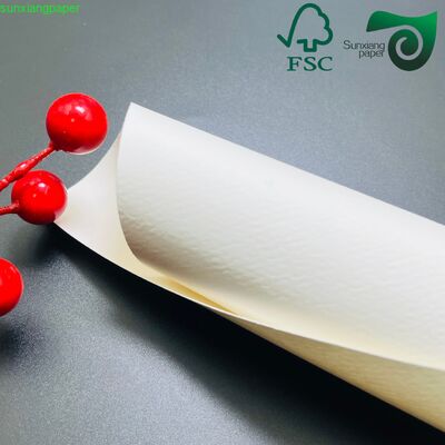 FSC 120gsm 180gsm Multi Color Textured Paper Cover For Binding Book 72 102cm