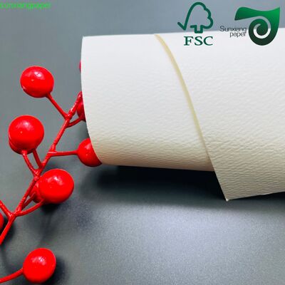 1.35mm 1.5mm Glossy Ivory Board High Stiffness FBB White Cardboard For Luxury Packaging
