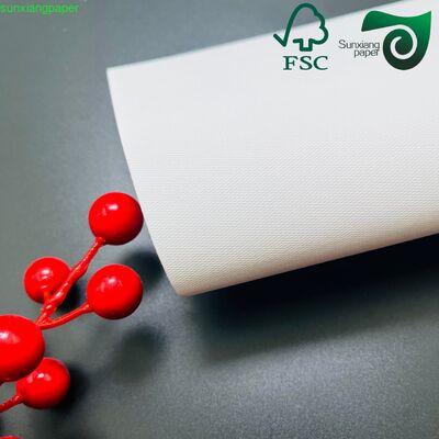 FSC 110gsm 150gsm Multi Color Textured Paper Cover   Embossed Paper For Book Binding