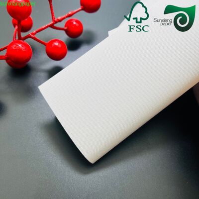 330gsm 100% Virgin Wood Pulp C1S High Adhesion Blister White Cardboard