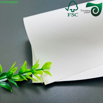 FSC 110gsm 150gsm Multi Color Textured Paper Cover   Embossed Paper For Book Binding