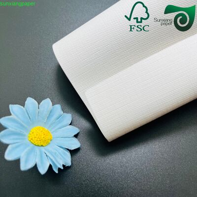 FSC 110gsm 150gsm Multi Color Textured Paper Cover   Embossed Paper For Book Binding