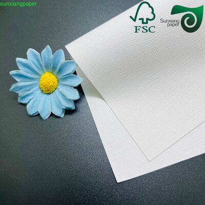 200GSM FSC Embossed Specialty Kraft Paper Premium Material For Book Cover Poster Printing