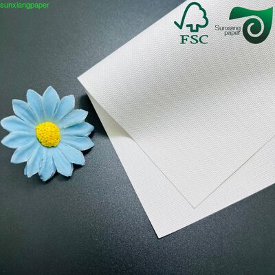 200GSM FSC Embossed Specialty Kraft Paper Premium Material For Book Cover Poster Printing