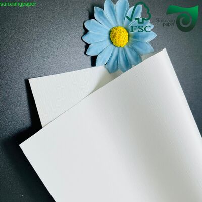 FSC 230gsm 260gsm Leather Textured Embossed Paper 31 43 Inch For Book Cover Binding