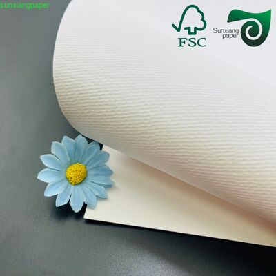 FSC Embossed Gauffered Paper Board 180gsm 230gsm Multi Color Customizable