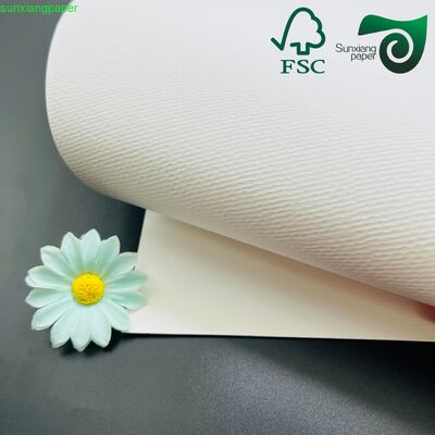 FSC Embossed Gauffered Paper Board 180gsm 230gsm Multi Color Customizable