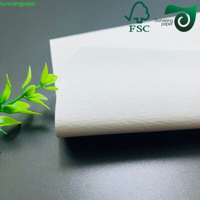 High Stiffness White Kraft Paper 110gsm 120gsm Premium Shopping Bag Material