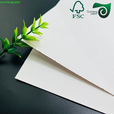 FSC Brown White Uncoated Kraft Board 300gsm 400gsm For Food Box Packaging