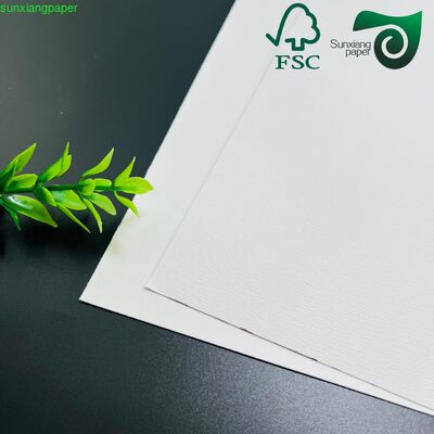 FSC 150GSM Embossed Specialty Paper Recycled White Cardstock For Handmade Crafts DIY Projects