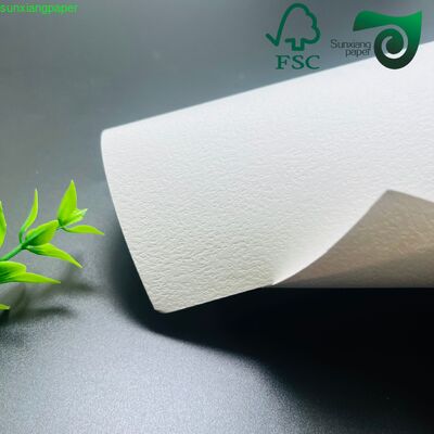 FSC 215gsm 230gsm Food Grade C1S SBS Solid Bleached Board One Side Coated