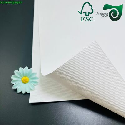 FSC 110GSM Textured Specialty Paper Recycled White Cardstock For  Handmade Crafts