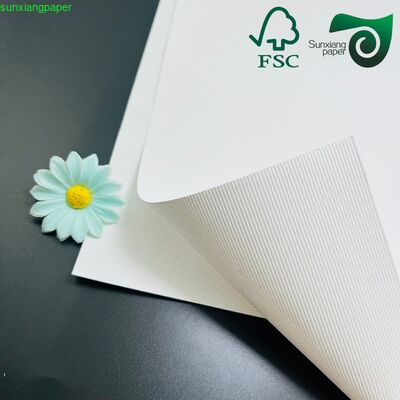 Embossed Paper With Custom Patterns FSC 180GSM Embossed White Cardstock  Specialty Paper For Crafts