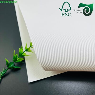 Embossed Paper With Custom Patterns FSC 180GSM Embossed White Cardstock  Specialty Paper For Crafts