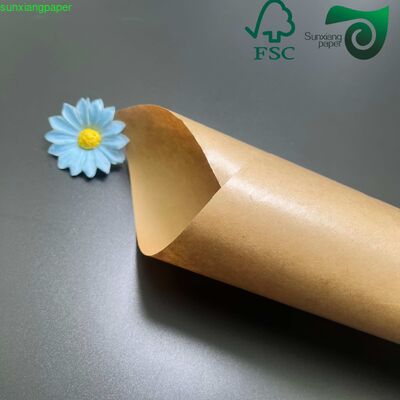 FSC 300gsm 15gsm PE Coated Kraft Paper For Food Trays  700mm 1000mm