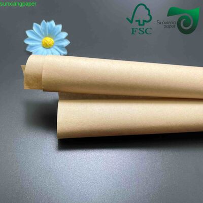 FSC Coffee Color Food Grade Baking Paper For Muffin Cups 40gsm 80gsm 70cm 100cm