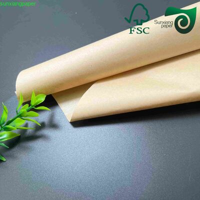 FSC 24gsm 28gsm Biodegradable Colorful Kraft Paper Roll for Drinking Straw Packaging