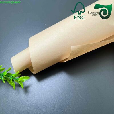 FSC 30gsm 90gsm Greaseproof Resistant Paper  Burger   Food Packing Sheets