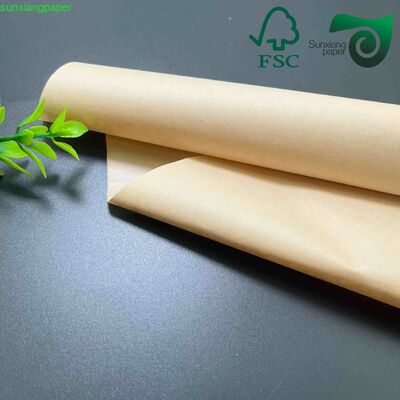 FSC 24gsm 28gsm Biodegradable Colorful Kraft Paper Roll for Drinking Straw Packaging