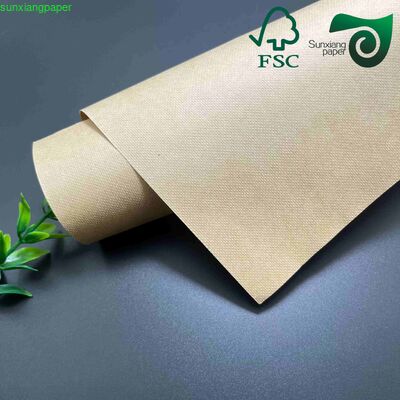 Moisture-Proof Eco Brown Kraft Paper 300gsm 350gsm Fast Food Packaging Grade