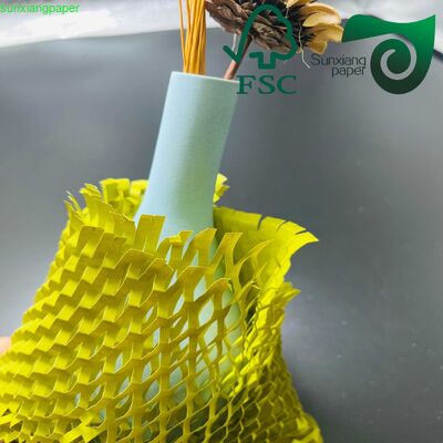 FSC 80gsm Eco Friendly Honeycomb Paper Packaging Shockproof Cushion Pad For E Commerce