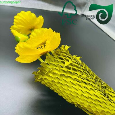 80gsm Honeycomb Paper Wrap Shockproof Cushion Packaging Paper For E-Commerce