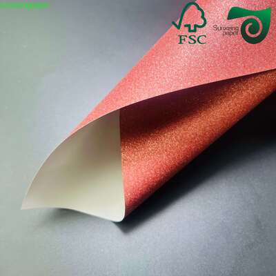 FSC 300gsm Recycled Specialty Colored Cardstock  Custom Color Rigid Paper For Cosmetic Boxes