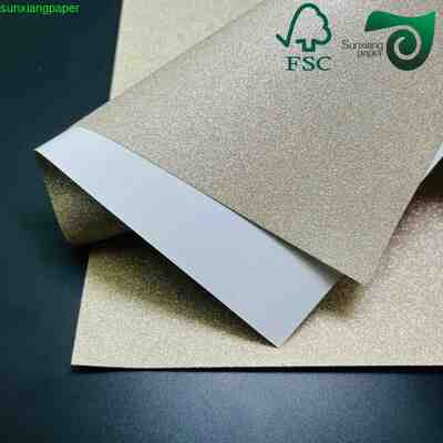 FSC 300gsm Recycled Specialty Colored Cardstock  Custom Color Rigid Paper For Cosmetic Boxes
